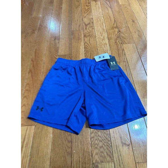 New Under Armour Boy's Tech Mesh athletic shorts blue 
Retail $20 Size YXS - Picture 1 of 11